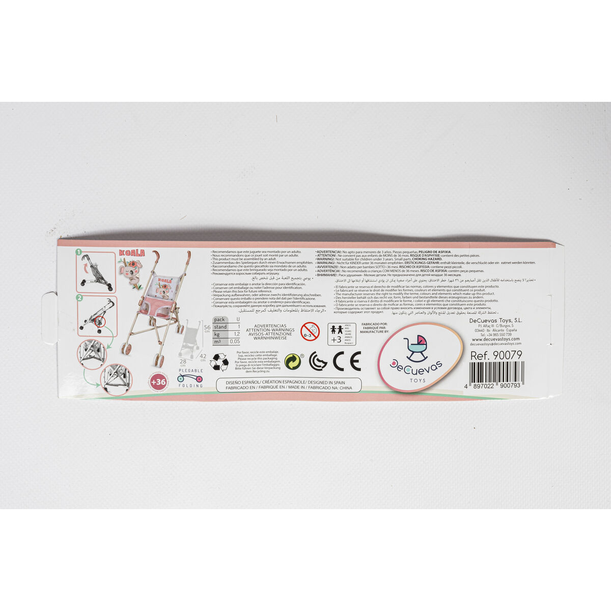 Dockvagn Decuevas Koala 28 x 42 x 56 cm - 9