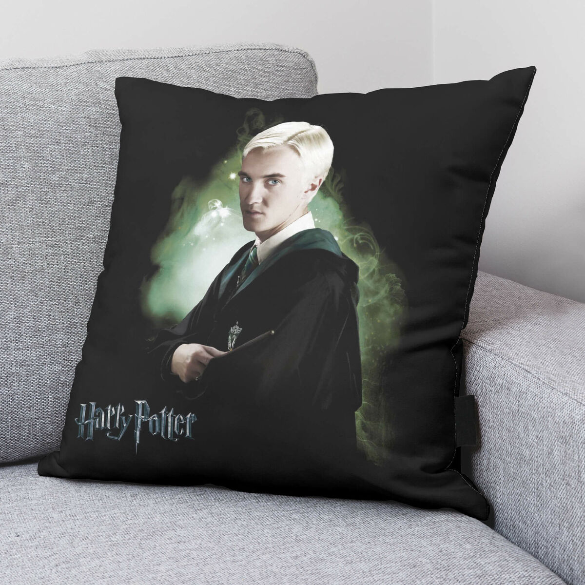 Kuddfodral Harry Potter Draco Svart 50 x 50 cm - 2