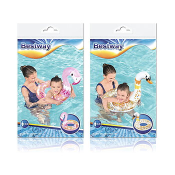 Bestway Uppblåsbar Floatdjur Blandade Färger 61x58,5/61x61 cm + 3 till 6 År Strand och Pool 36306