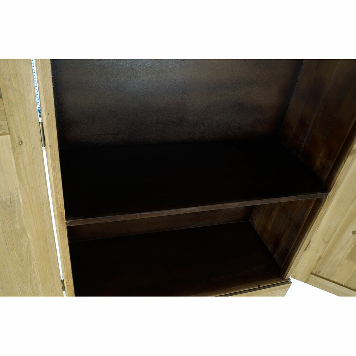 Skåp DKD Home Decor 80 x 35 x 176 cm Gran Svart Metall Brun - 7