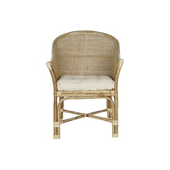 Trädgårdssoffa DKD Home Decor Vit Brun 66 x 50 x 90 cm 63 x 66 x 88 cm 65 x 63 x 90 cm