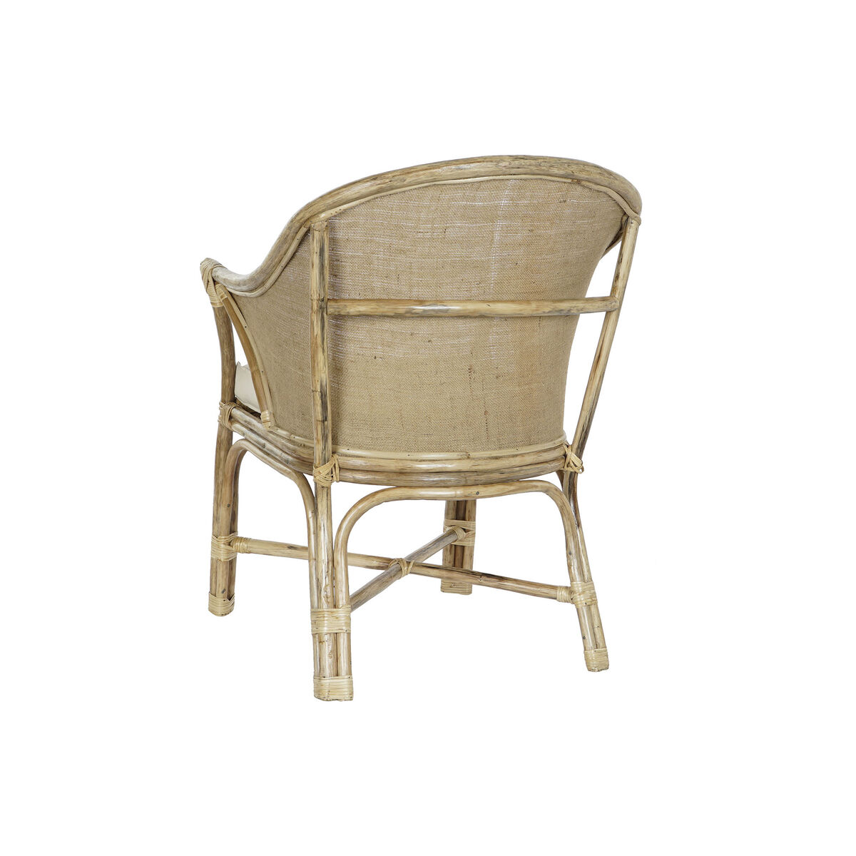 Trädgårdssoffa DKD Home Decor Vit Brun 66 x 50 x 90 cm 63 x 66 x 88 cm 65 x 63 x 90 cm - 5