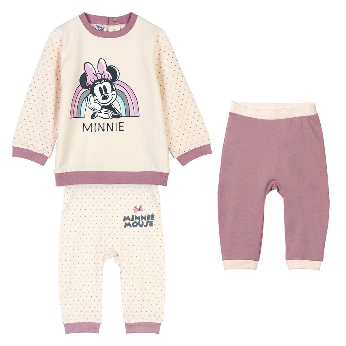 Träningsoverall, Barn Minnie Mouse Grå - 4