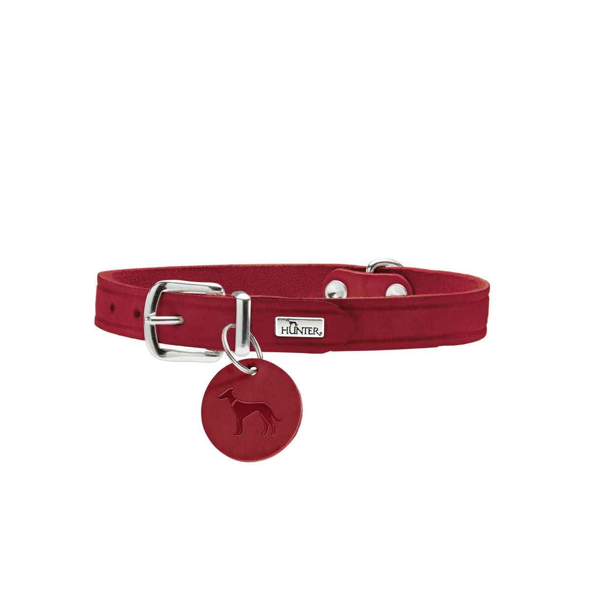 Hundhalsband Hunter Aalborg Röd L 45-55 cm - 2