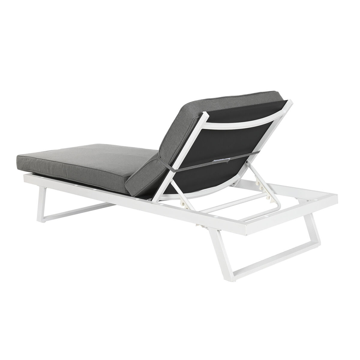 Trädgårdsmöbler Home ESPRIT Grå 130 x 68 x 65 cm 190 x 70 x 65 cm 198 x 68 x 65 cm - 13