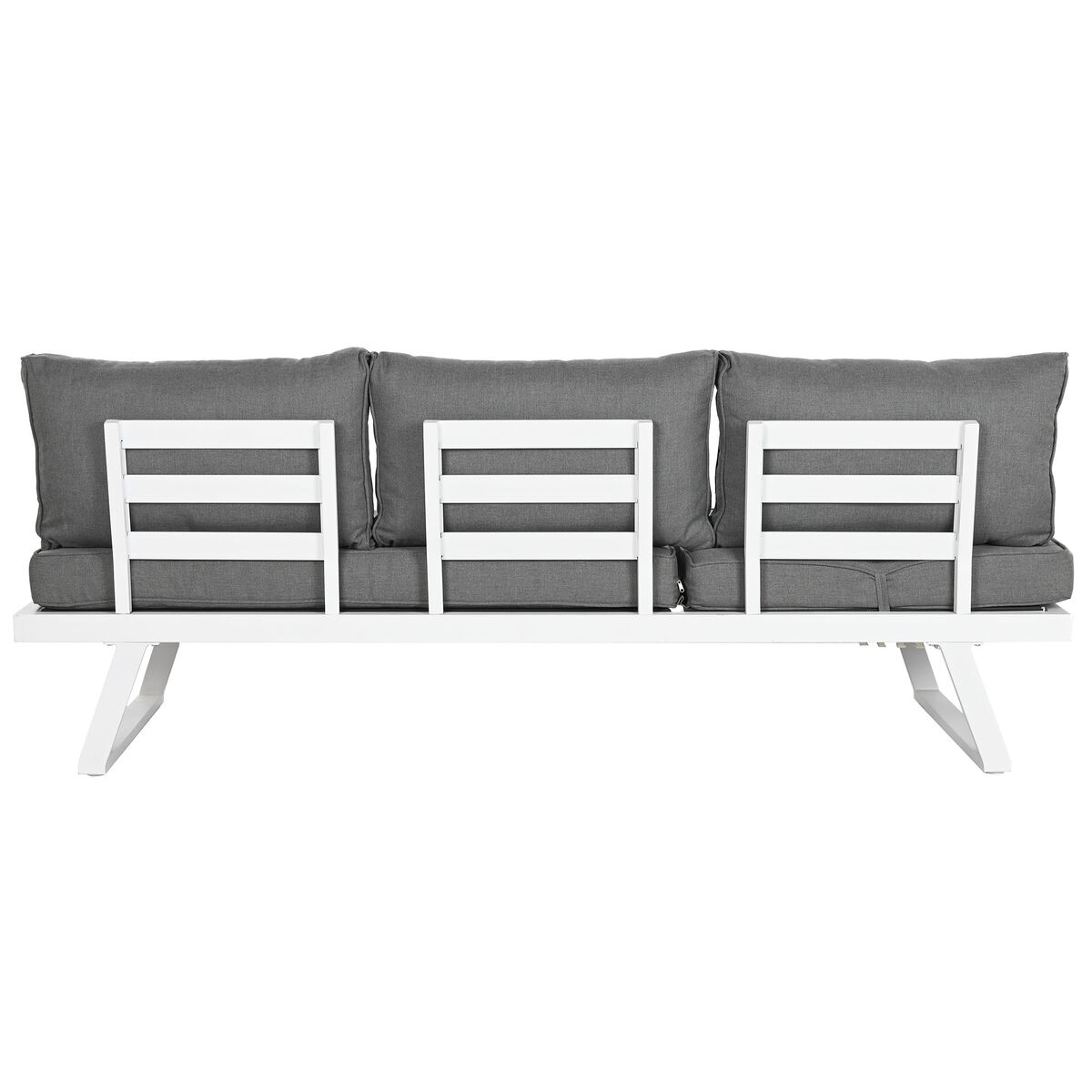 Trädgårdsmöbler Home ESPRIT Grå 130 x 68 x 65 cm 190 x 70 x 65 cm 198 x 68 x 65 cm - 3