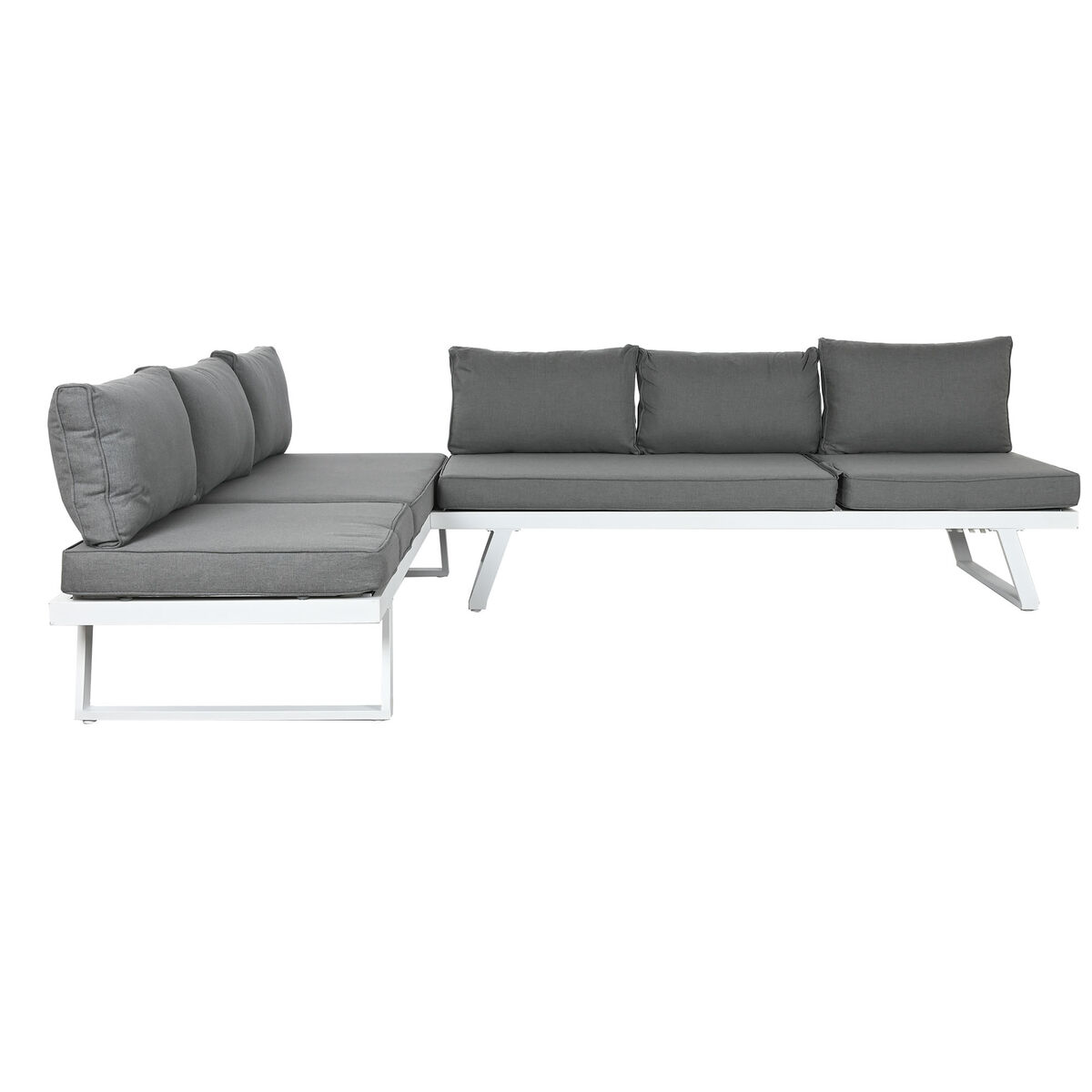 Trädgårdsmöbler Home ESPRIT Grå 130 x 68 x 65 cm 190 x 70 x 65 cm 198 x 68 x 65 cm - 5