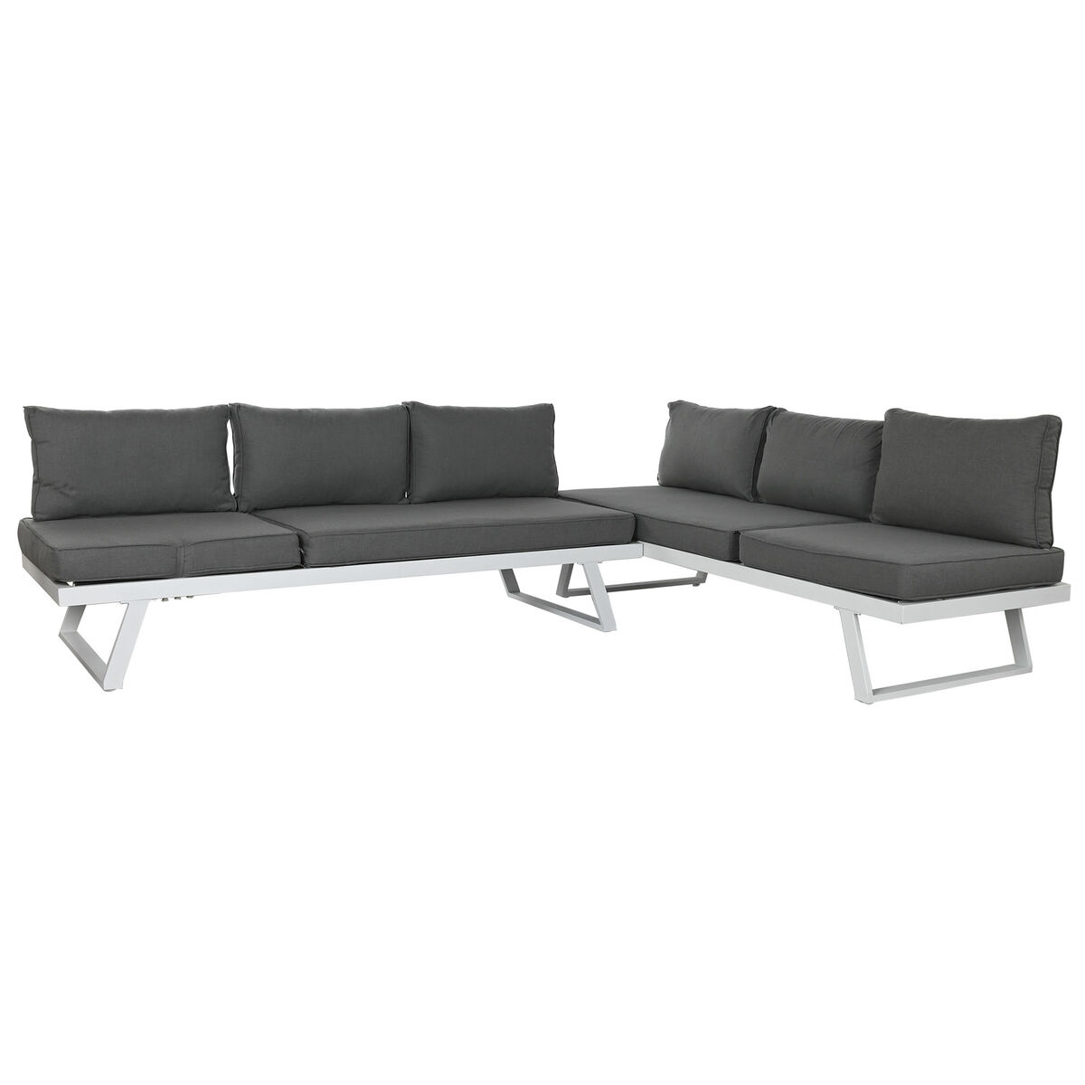 Trädgårdsmöbler Home ESPRIT Grå 130 x 68 x 65 cm 190 x 70 x 65 cm 198 x 68 x 65 cm - 6