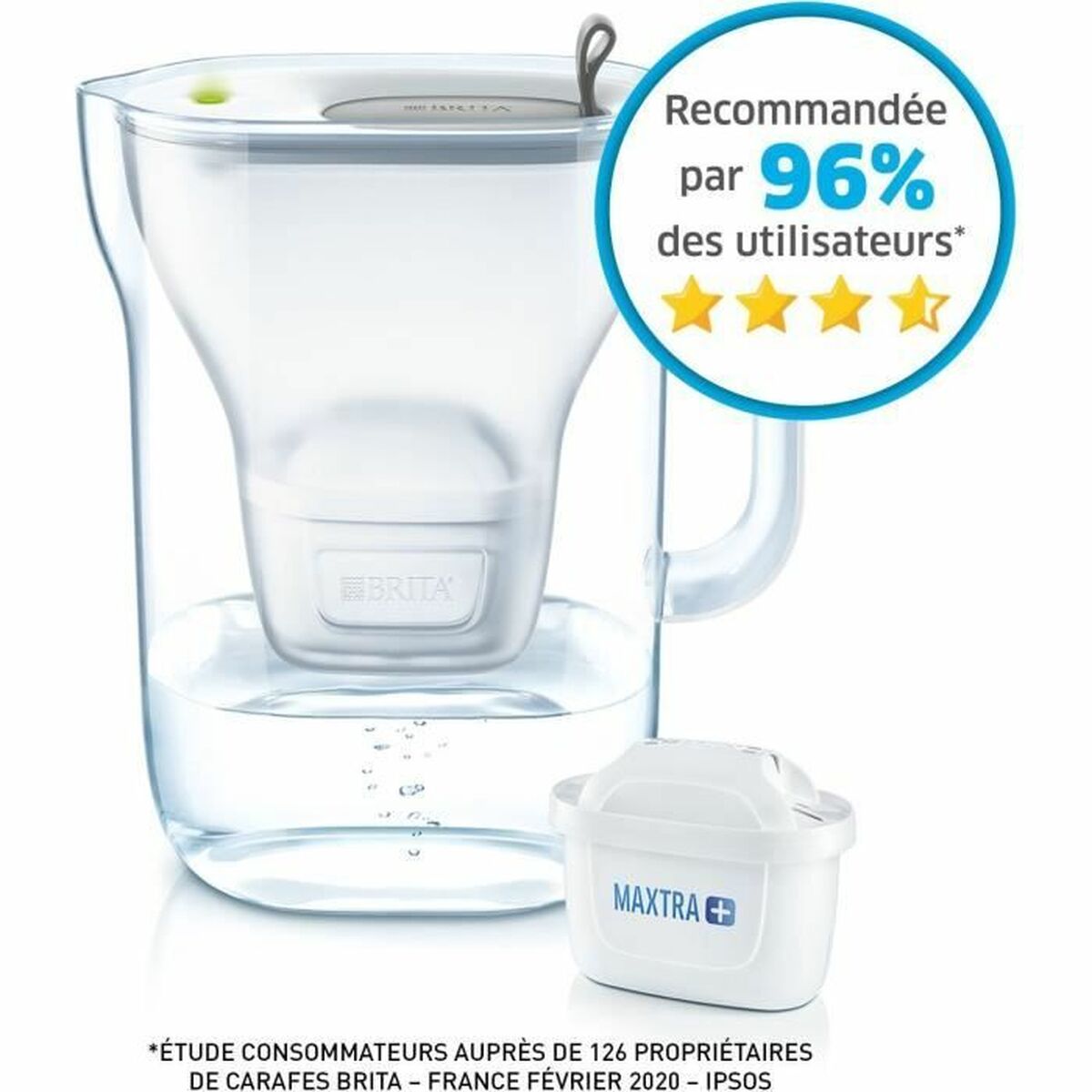 Filtreringskanna Brita Grå Plast 2,4 L - 2