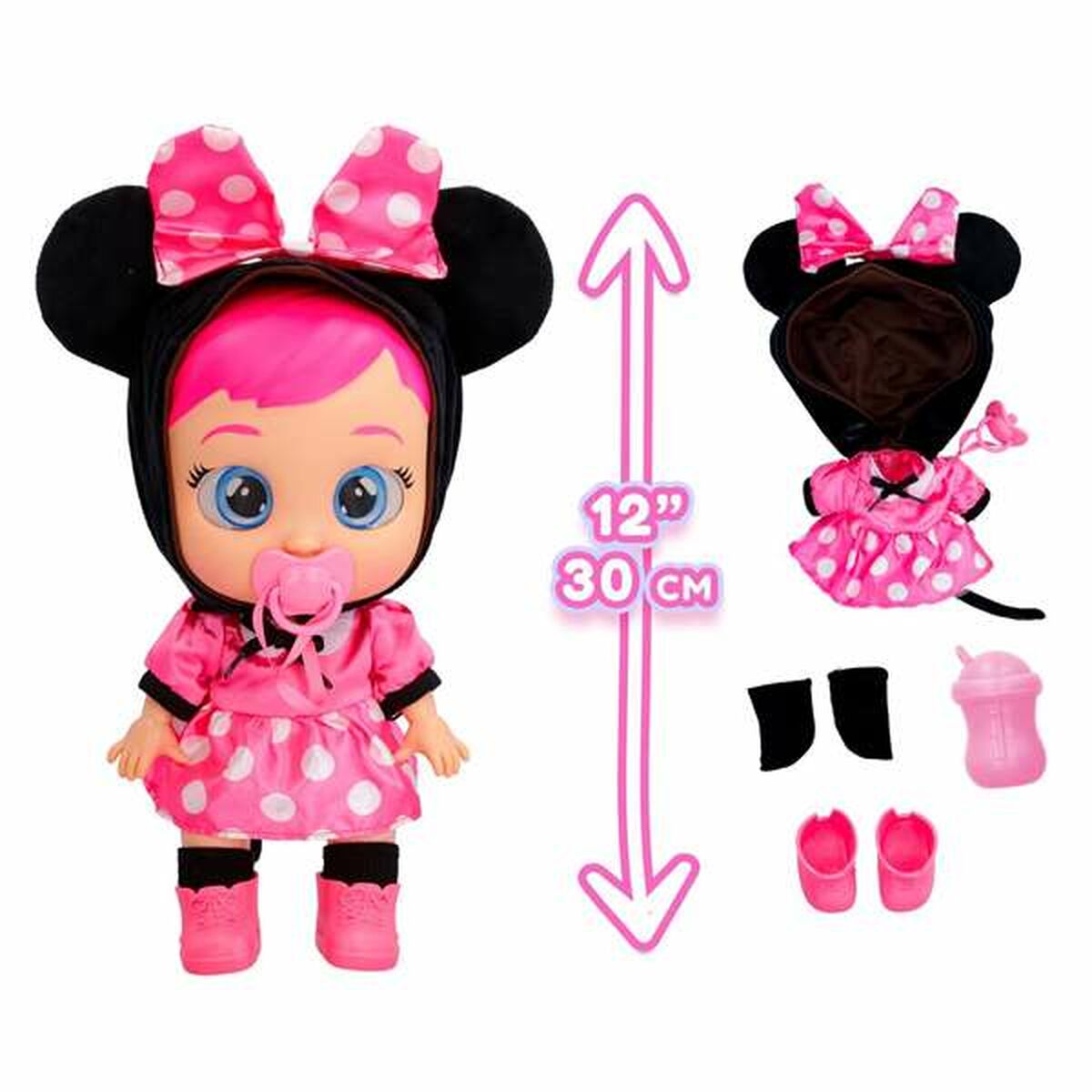 Bebisdocka IMC Toys Minnie 30 cm - 10