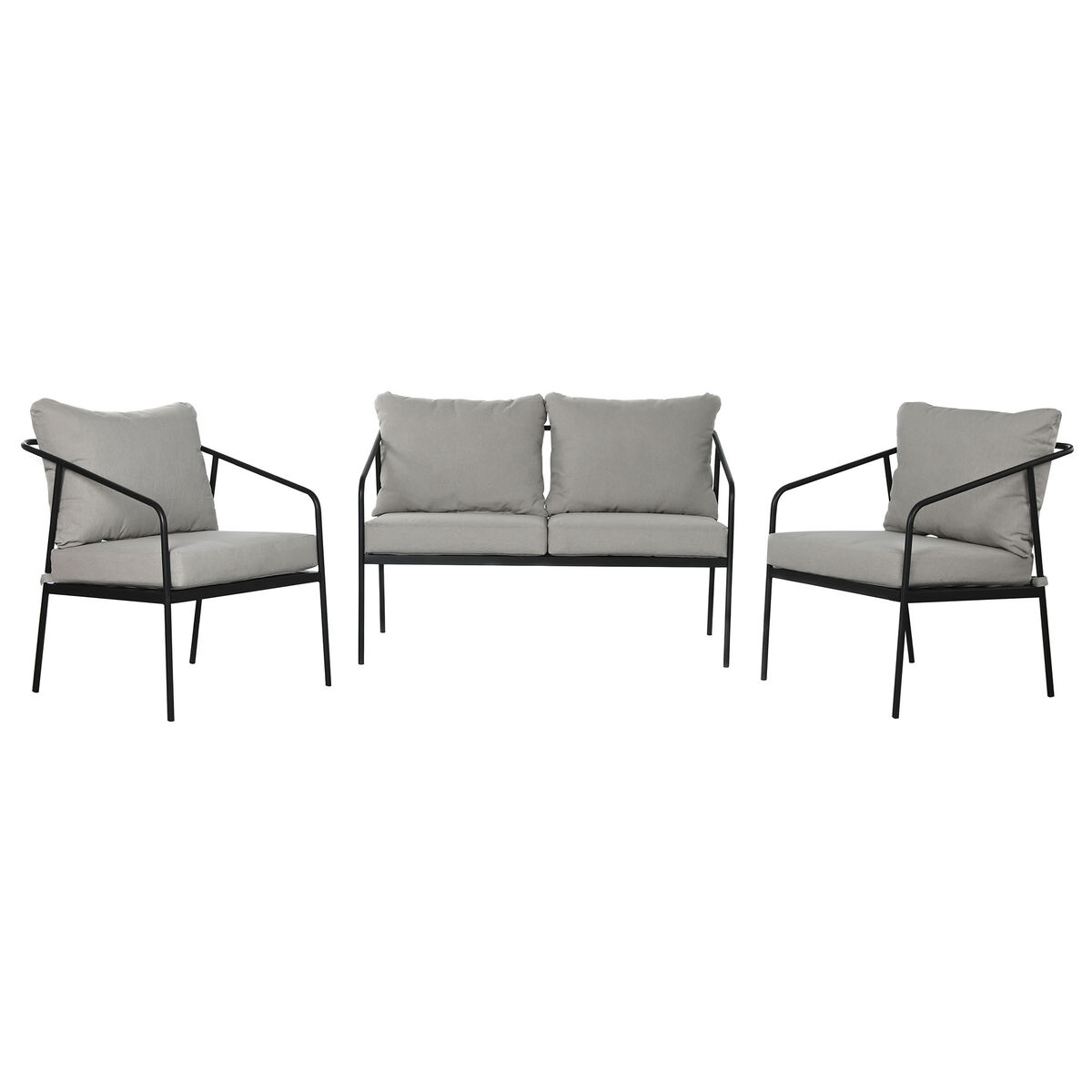 Set med bord, bänk och 2 stolar Home ESPRIT Stål 121 x 70 x 75 cm - 6