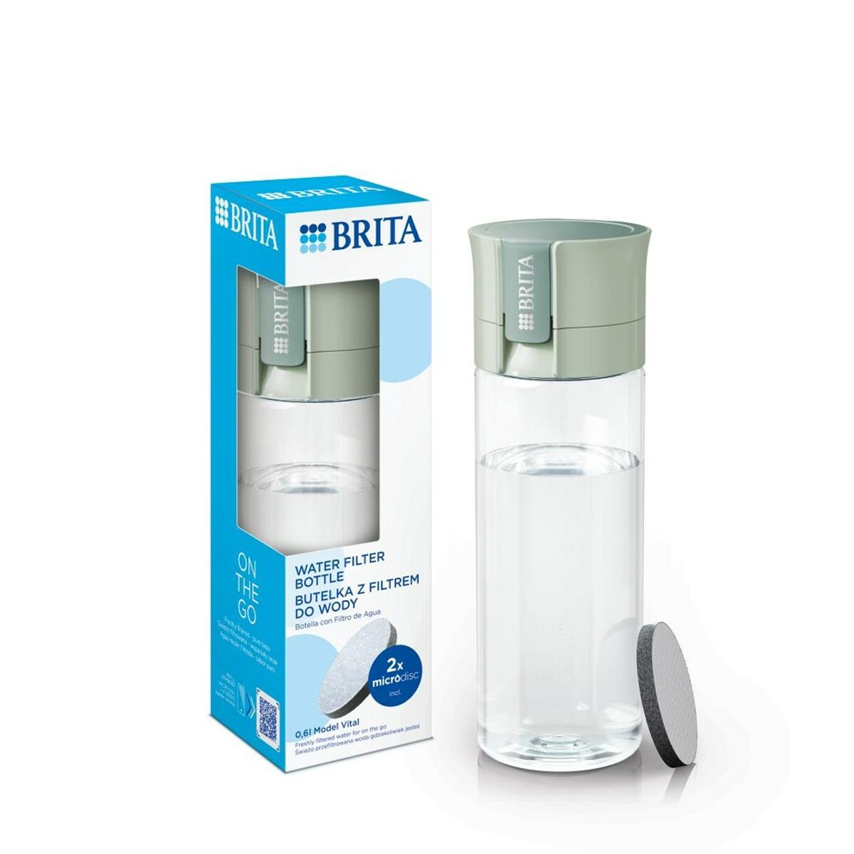 Filterflaska Brita 1052263 Grön 600 ml - 7