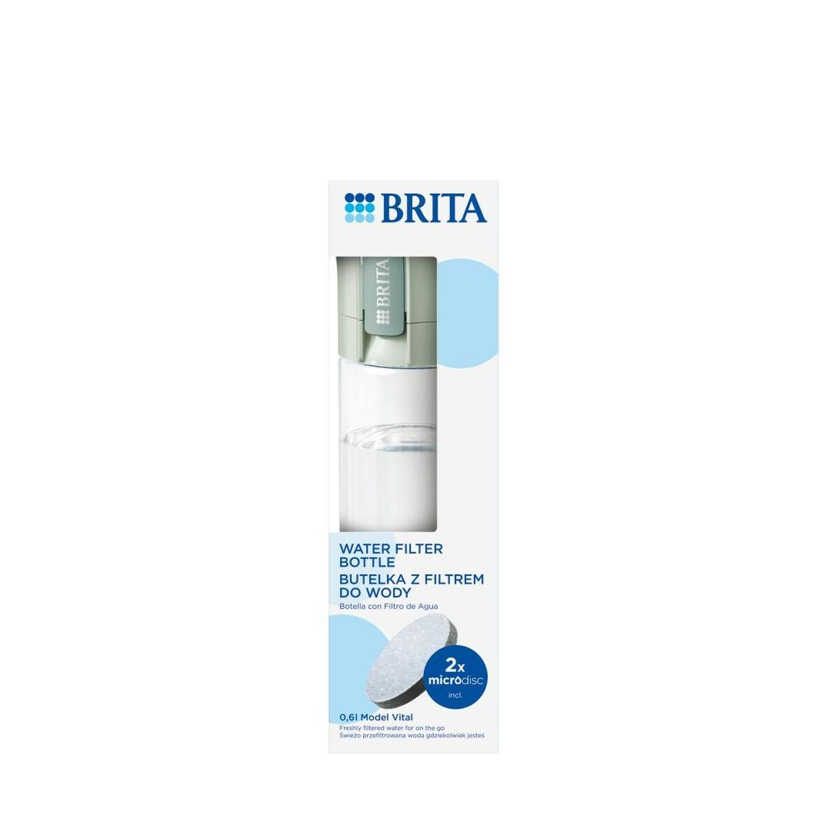 Filterflaska Brita 1052263 Grön 600 ml - 6