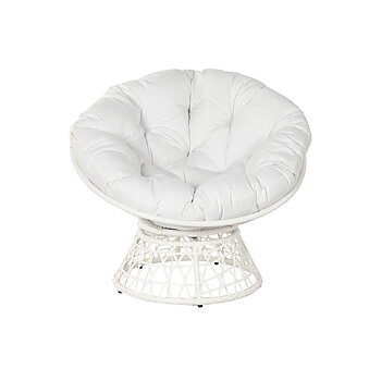 Trädgårdssoffa Home ESPRIT Beige Metall syntetisk rattan 95 x 86,5 x 90 cm