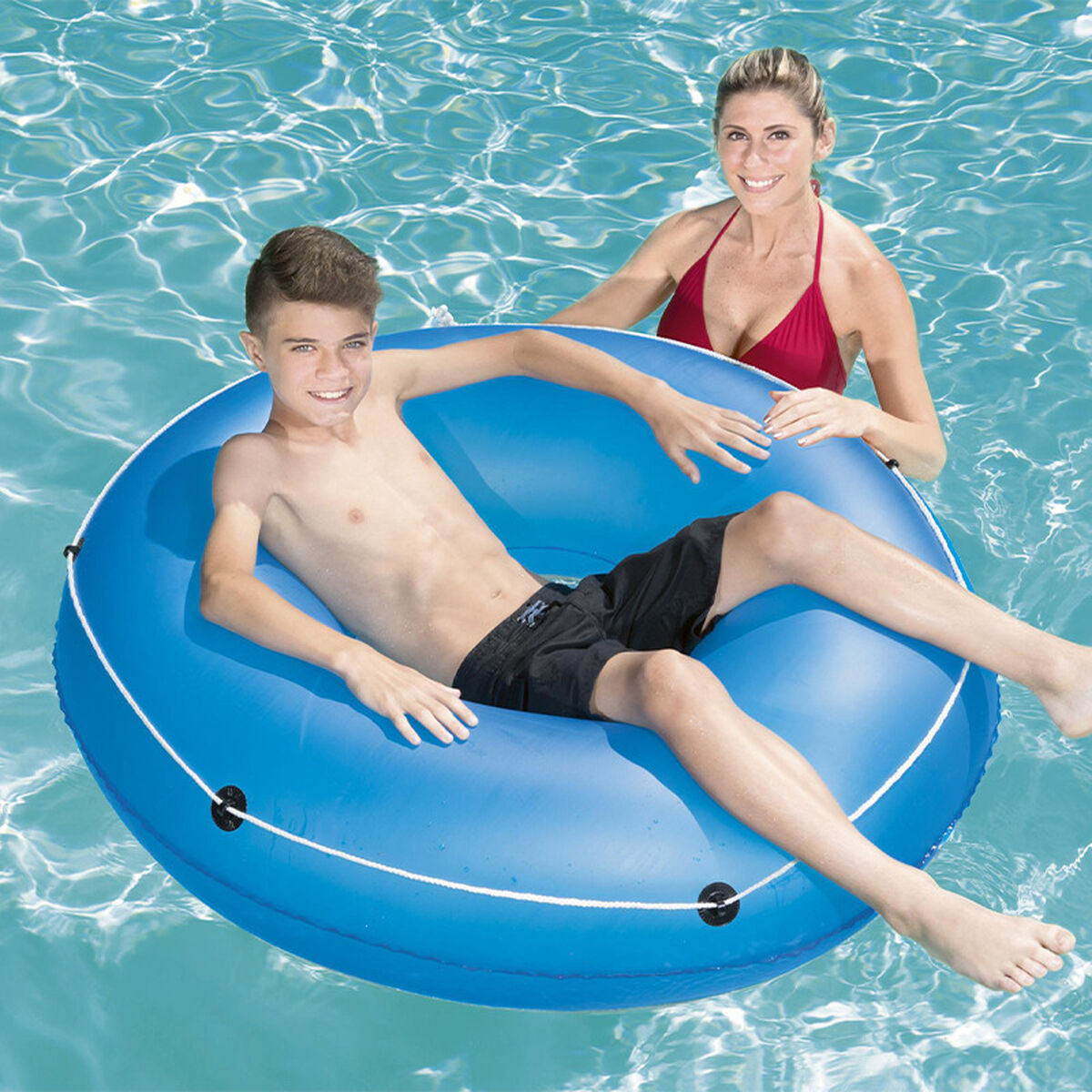 Bestway Uppblåsbar Flotte Slät med Snöre Olika Färger D119 cm +12 År Strand och Pool 36120 - 3