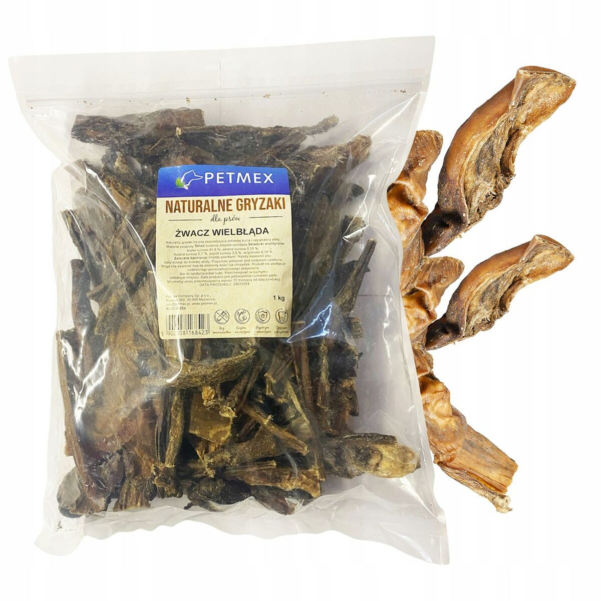 Hundgodis Petmex Camel rumen 1 kg