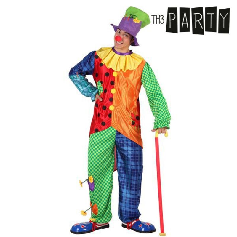 Maskeraddräkt vuxna Th3 Party 9449 Multicolour Cirkus (3 Delar)