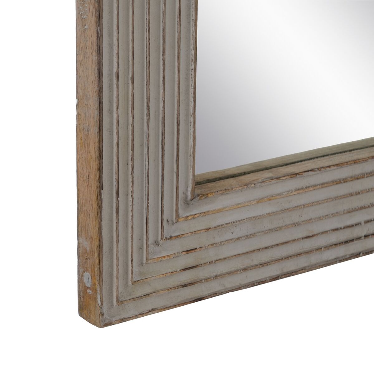 Väggspegel Vit Naturell Vertikalt 64,8 x 3,8 x 108 cm - 6