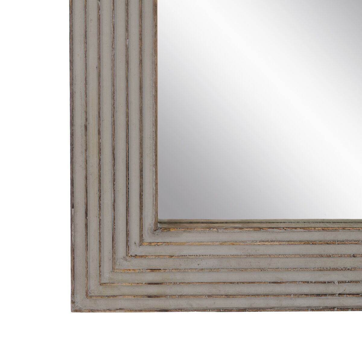 Väggspegel Vit Naturell Vertikalt 64,8 x 3,8 x 108 cm - 5