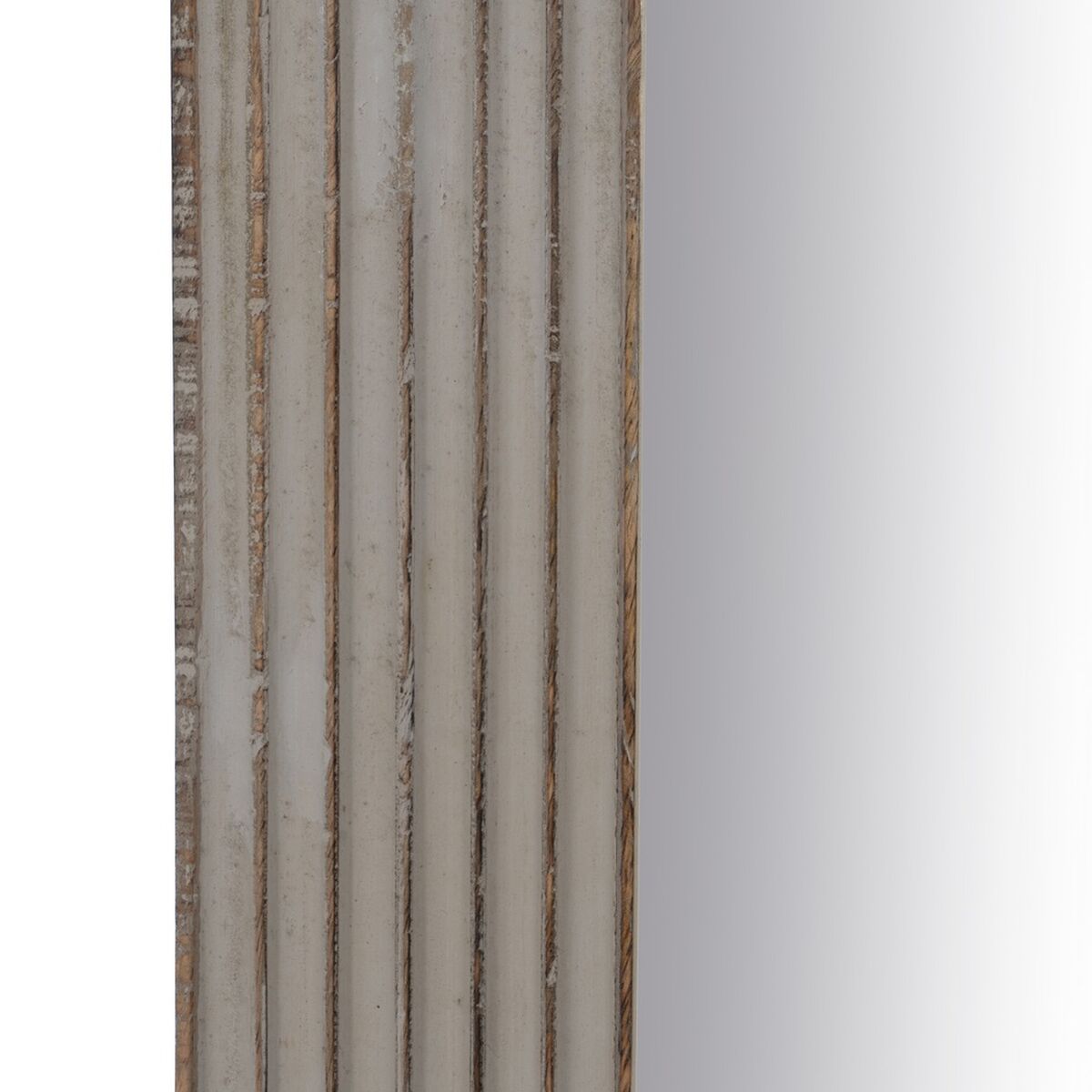 Väggspegel Vit Naturell Vertikalt 64,8 x 3,8 x 108 cm - 4