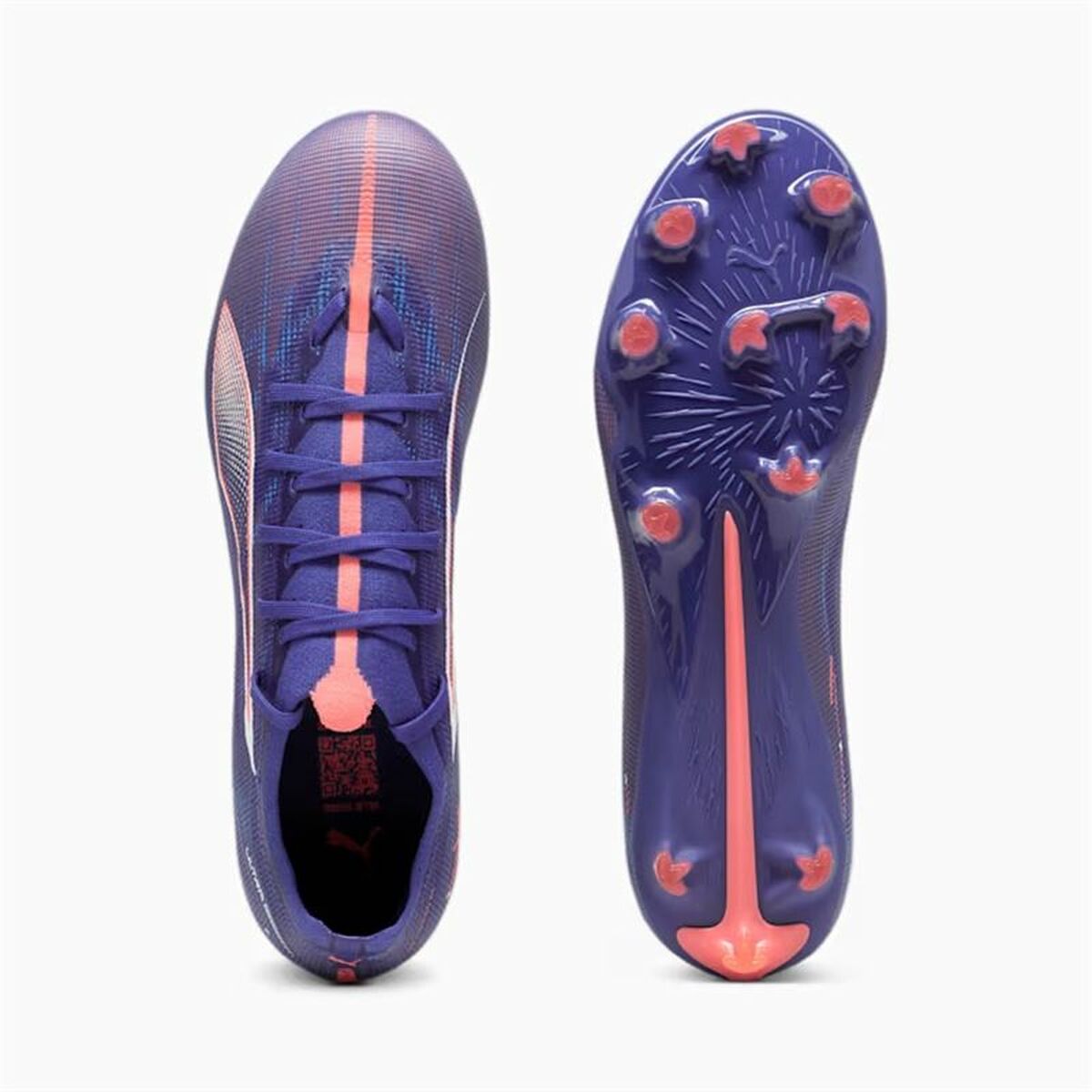 Fotbollsskor för vuxna Puma Ultra 5 Match Fg/Ag Purpur - 3