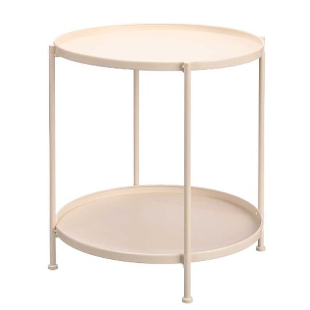 Sidobord Gift Decor Beige 47,5 x 47,5 x 53 cm