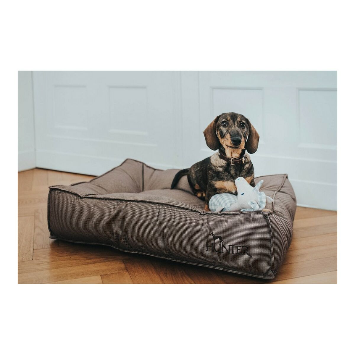 Bed for Dogs Hunter Lancaster Brun (120 x 90 cm) - 8