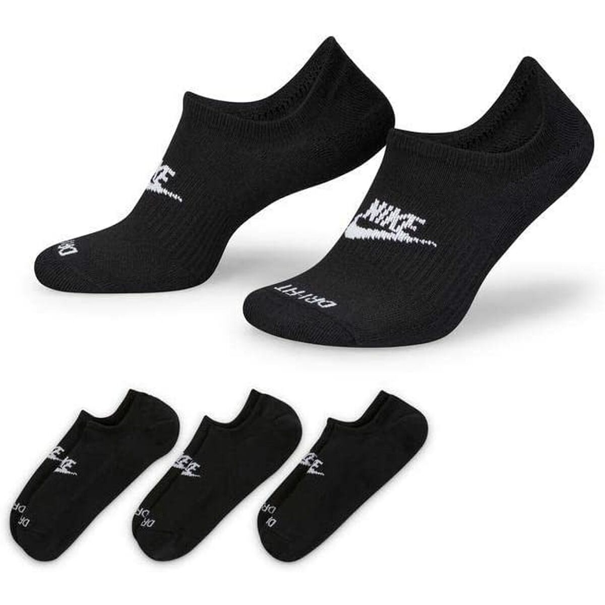 Strumpor Nike Everyday Plus Cushioned  Svart