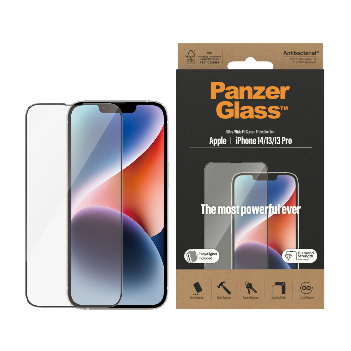 Skärmskydd för Mobiltelefon Panzer Glass 2783 Apple iPhone 13 Pro iPhone 13 iPhone 14 - 2