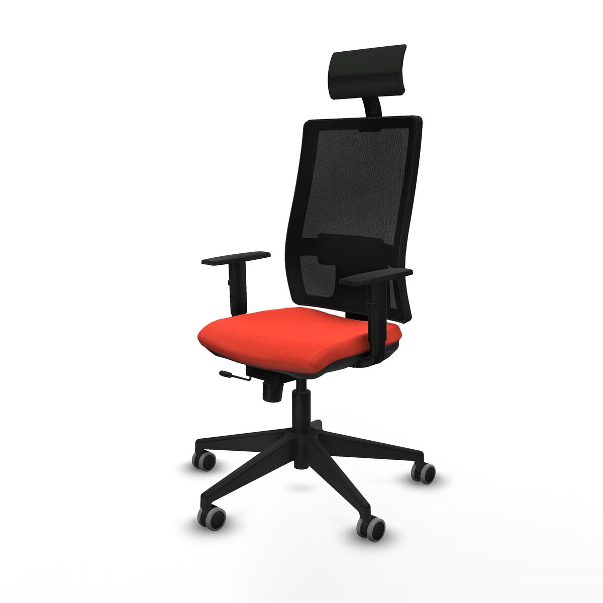 Kontorsstol med nackstöd Piqueras y Crespo 1D066G1 Mörk Orange - 2