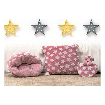 Varmvattenflaska Vintage Coconut Kudde Varmvattenflaska Fotvärmare Rosa 3 Delar (3 antal) (3 pcs)