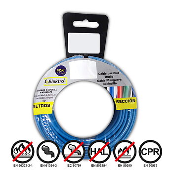 Parallel interfacekabel EDM 28505 28505 Blå 50 m