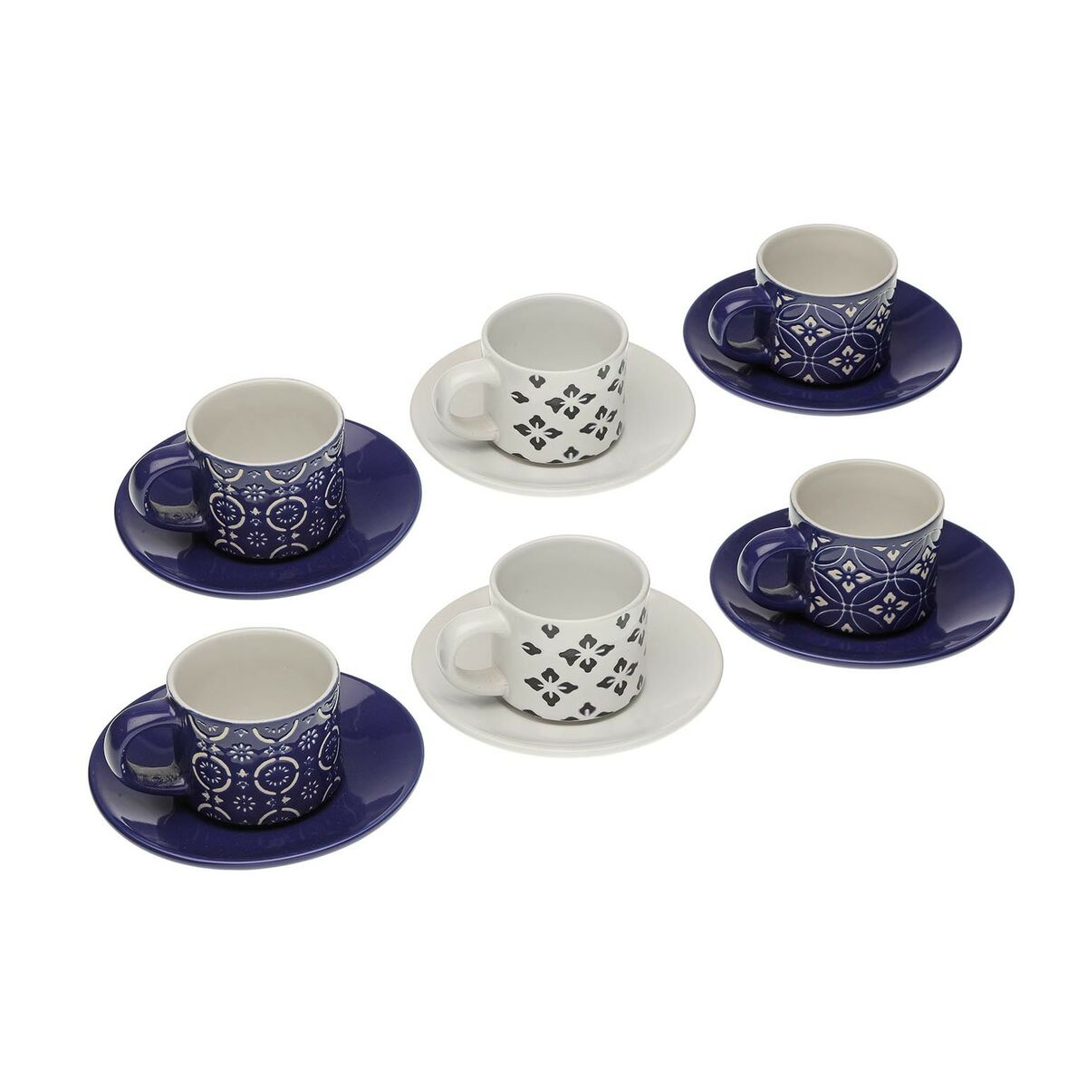 Set med kaffekoppar Versa Regina Keramik (6 Delar) - 2
