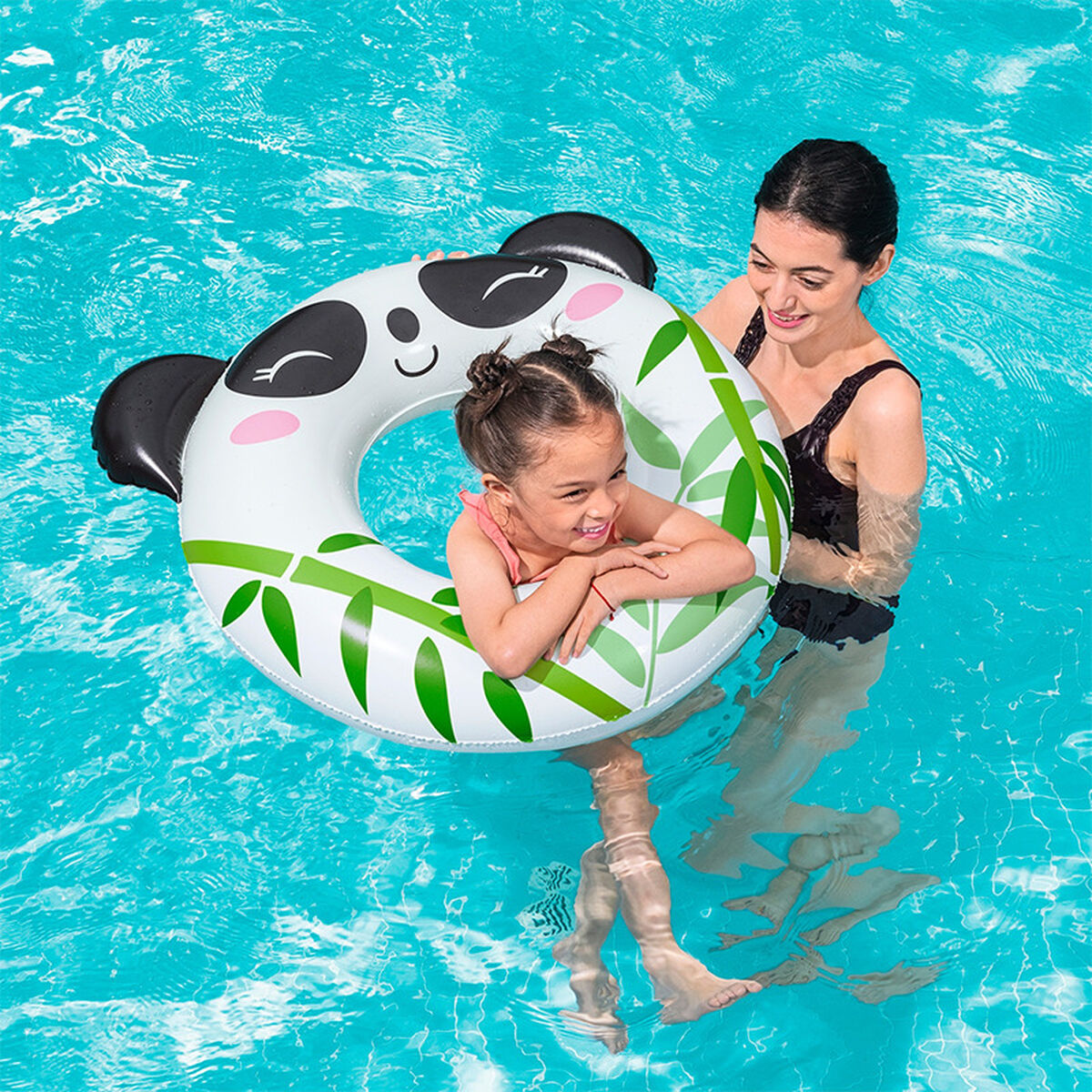Bestway Uppblåsbart Djurflotte Färgsorterat 79x85/85x76 cm +3 till 6 år Strand & Pool 36351 - 4