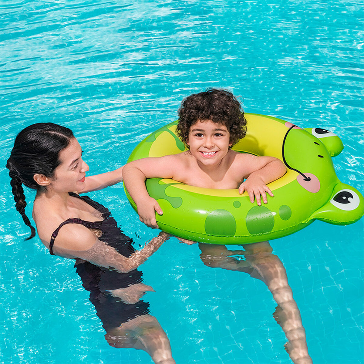 Bestway Uppblåsbart Djurflotte Färgsorterat 79x85/85x76 cm +3 till 6 år Strand & Pool 36351 - 3