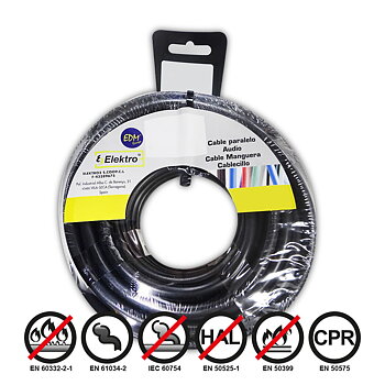 Parallel interfacekabel EDM 28506 28506 Svart 50 m