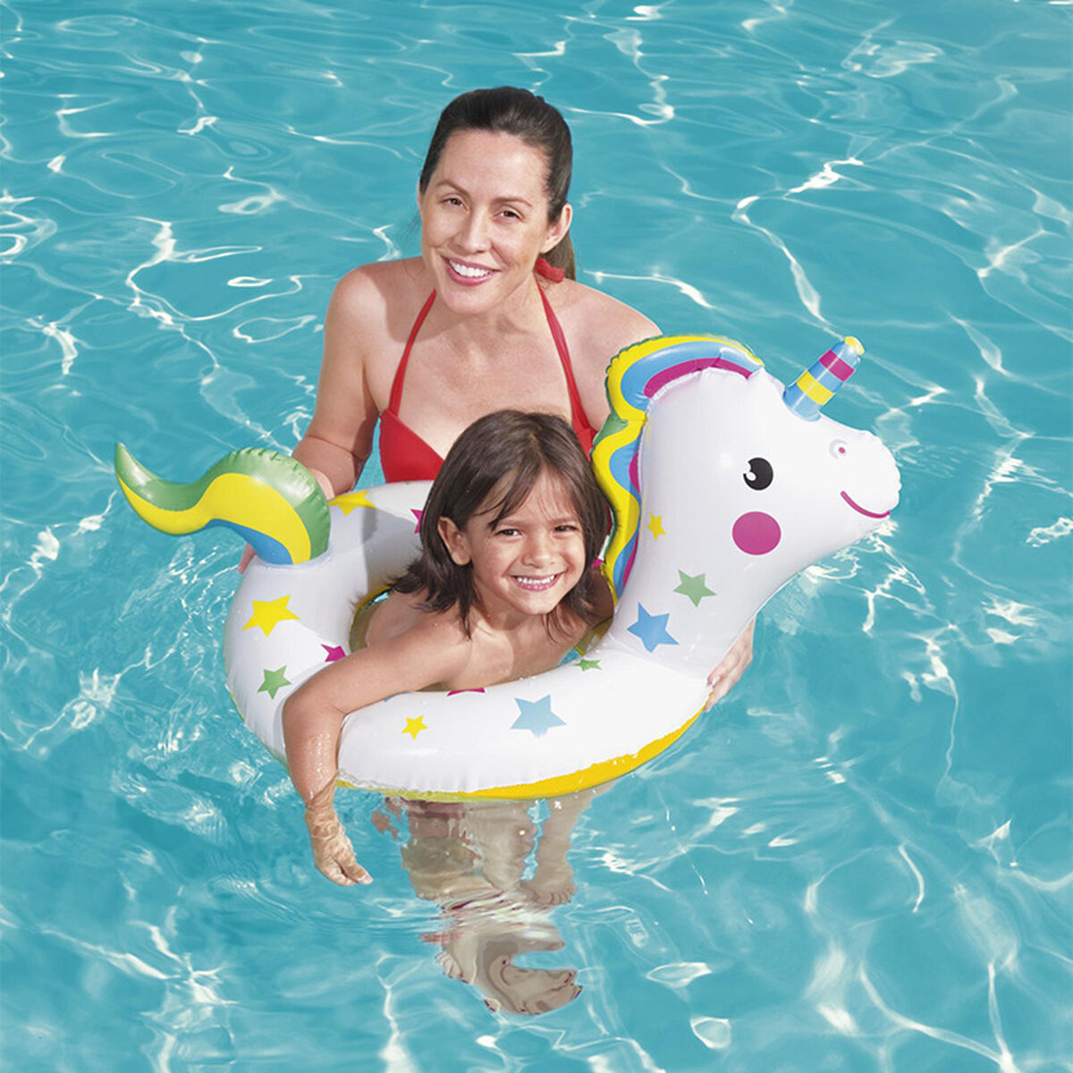 Bestway Uppblåsbar Djurflytare Olika Färger 84x71 cm +3 till 6 År Strand och Pool 36128 - 4