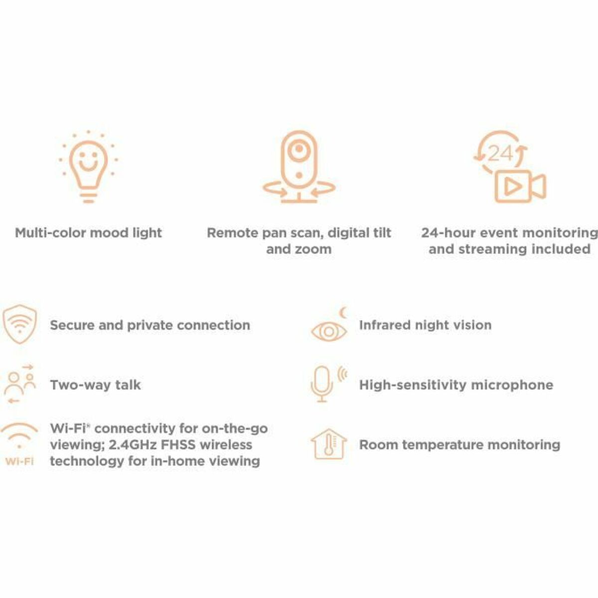 Babymonitor Motorola MOTOVM85 - 3