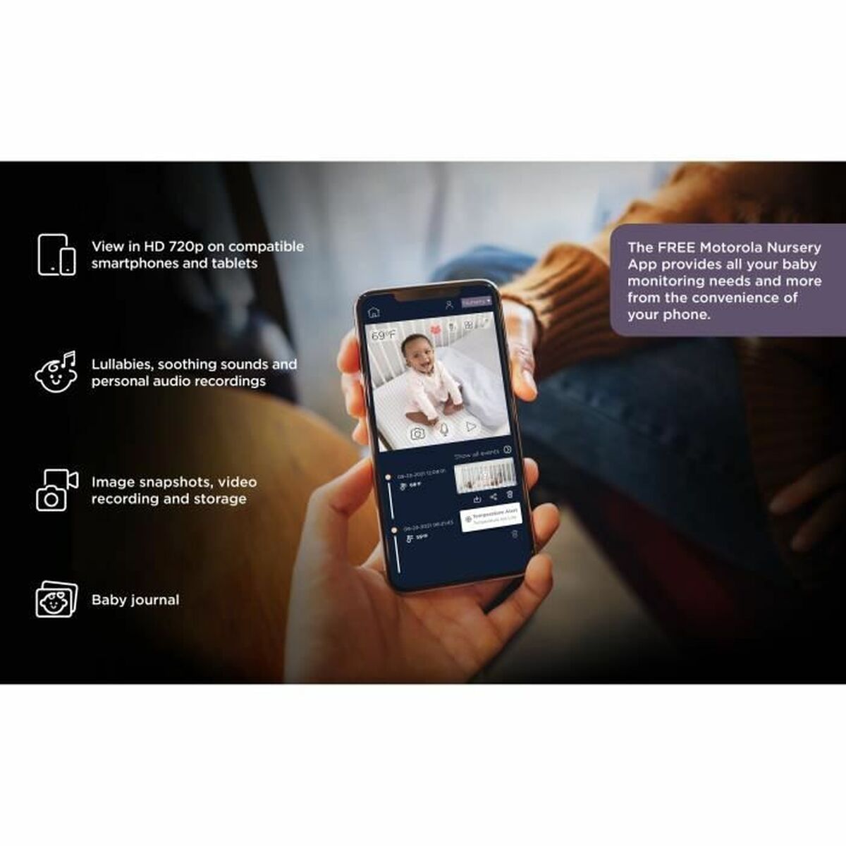 Babymonitor Motorola MOTOVM85 - 4