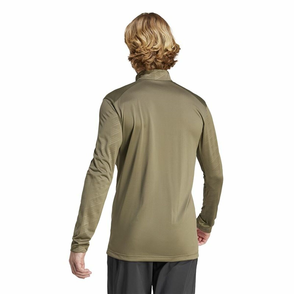 Tröja utan huva Herr Adidas Mt Half Zi Ls Brun - 3
