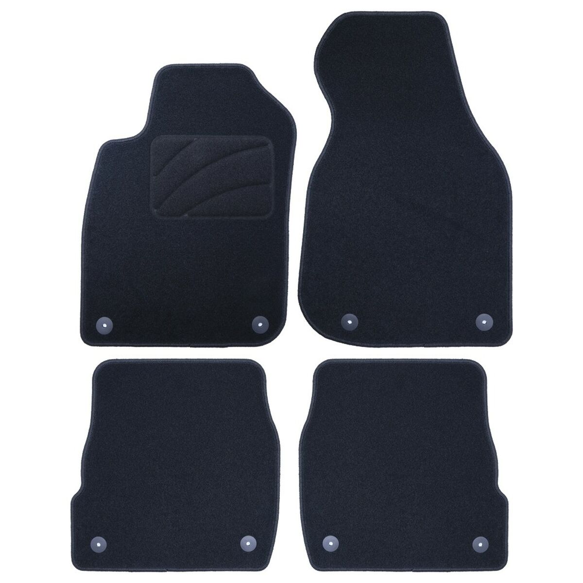 Set med bilgolvmattor OCC Motorsport OCCD0024 5 Delar