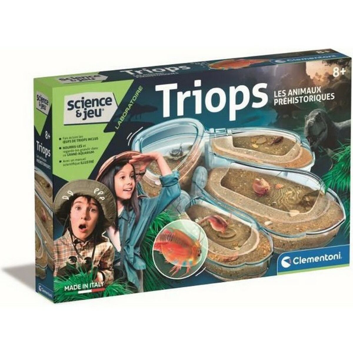 Vetenskapsspel Clementoni Triops Les animaux préhistoriques FR - 4