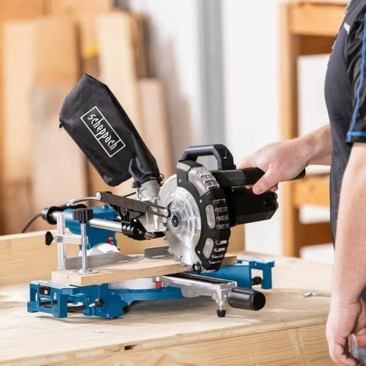 Bordssåg Scheppach HM 185 1400 W 185 mm - 2