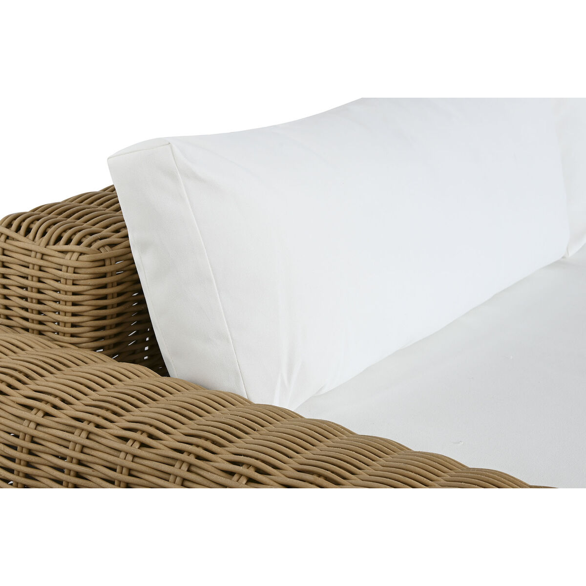 Trädgårdsmöbler Home ESPRIT Vit Brun Beige Ljusbrun 248 x 85 x 80 cm 222 x 85 x 80 cm (4 Delar) - 7