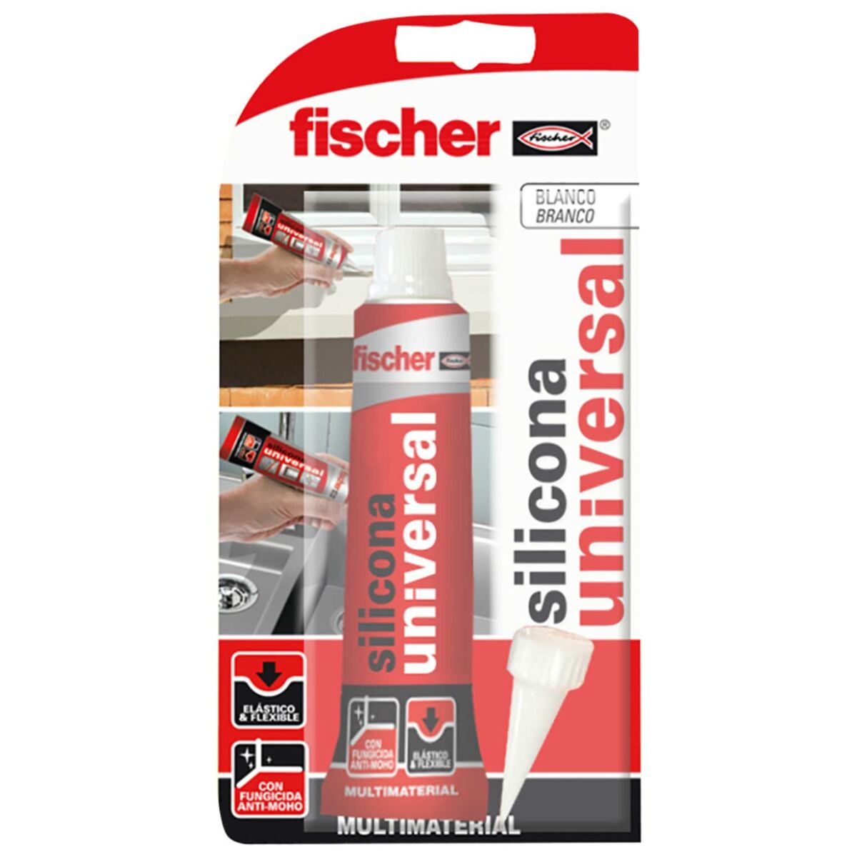 Silikon Fischer 98718 Universal Vit 50 ml - 5
