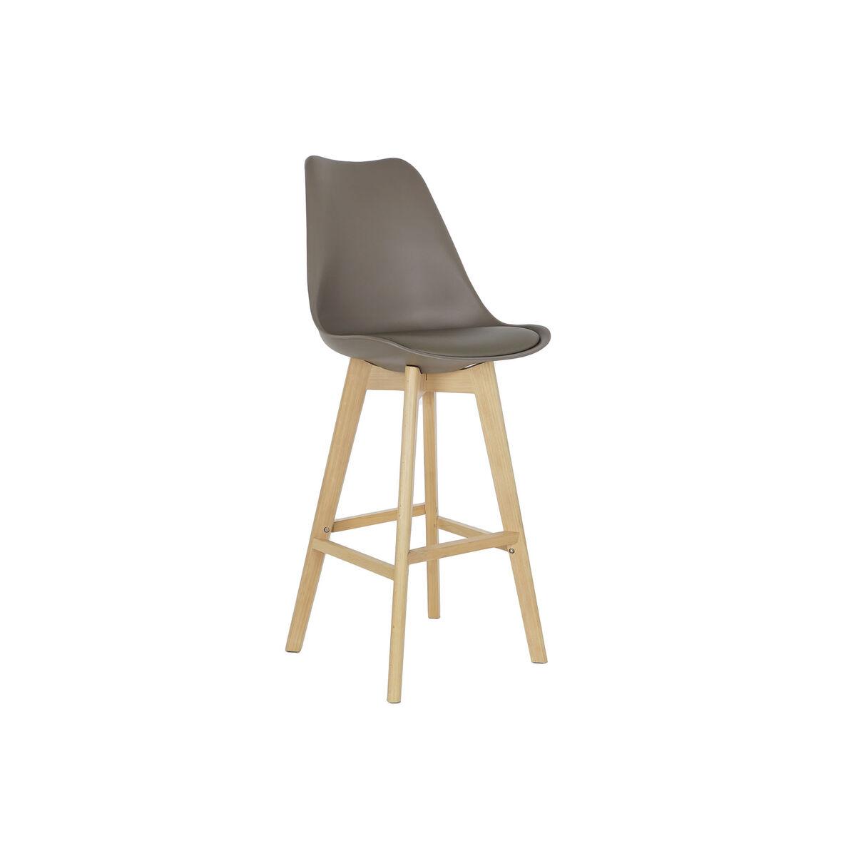 Sittpall DKD Home Decor 48,5 x 55 x 109 cm Grå Bok - 3