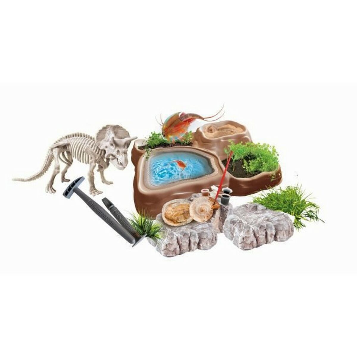 Vetenskapsspel Clementoni Triops et le monde des dinosaures FR - 7