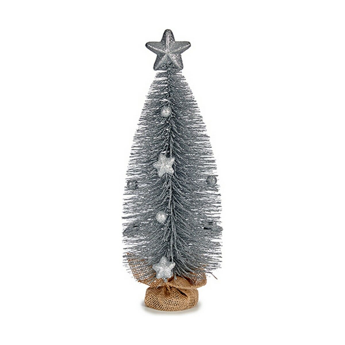 Julgran med stjärna Krist+ FG20-19WS024 Silvrig 13 x 41 x 13 cm