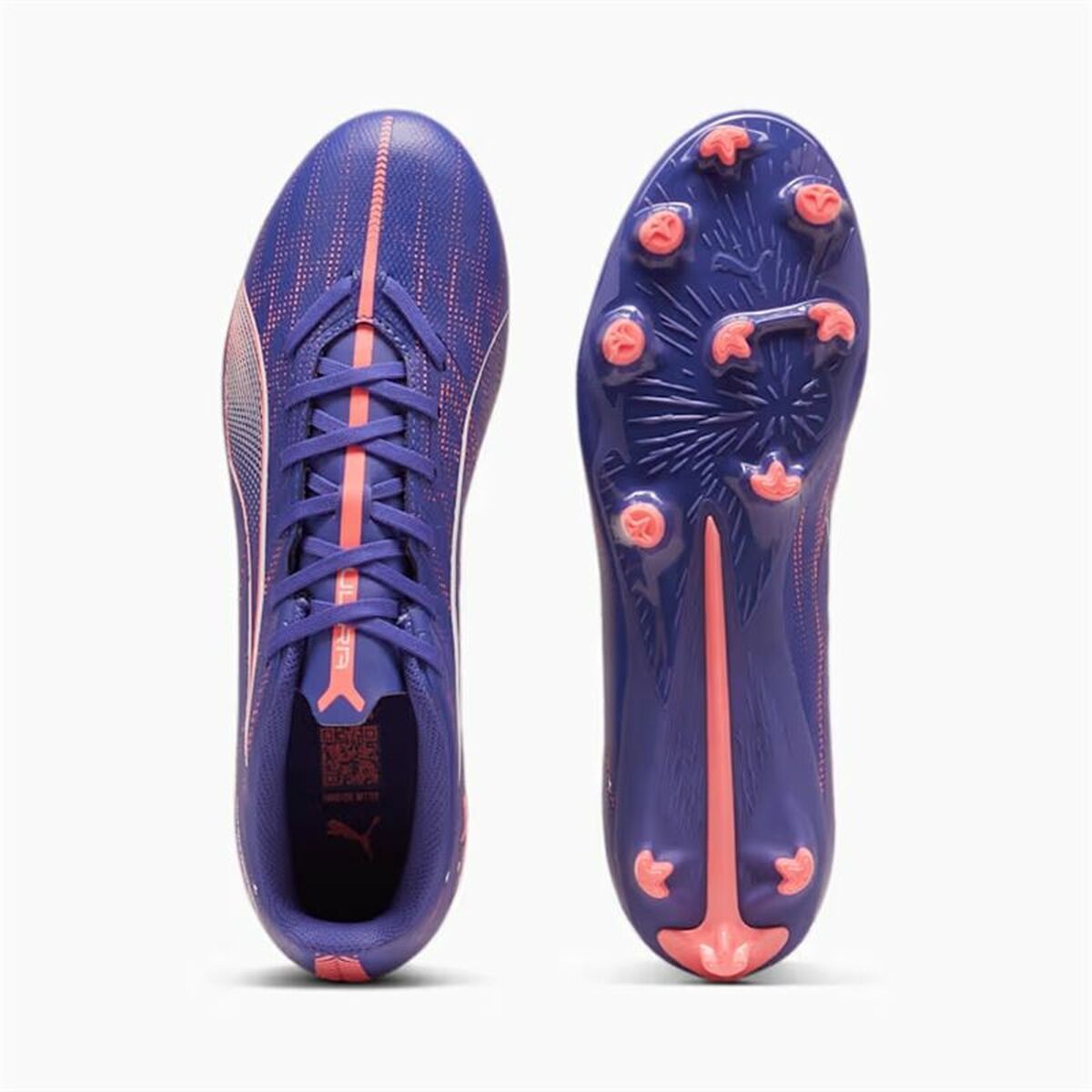 Fotbollsskor för vuxna Puma Ultra 5 Play Fg/Ag Purpur - 2