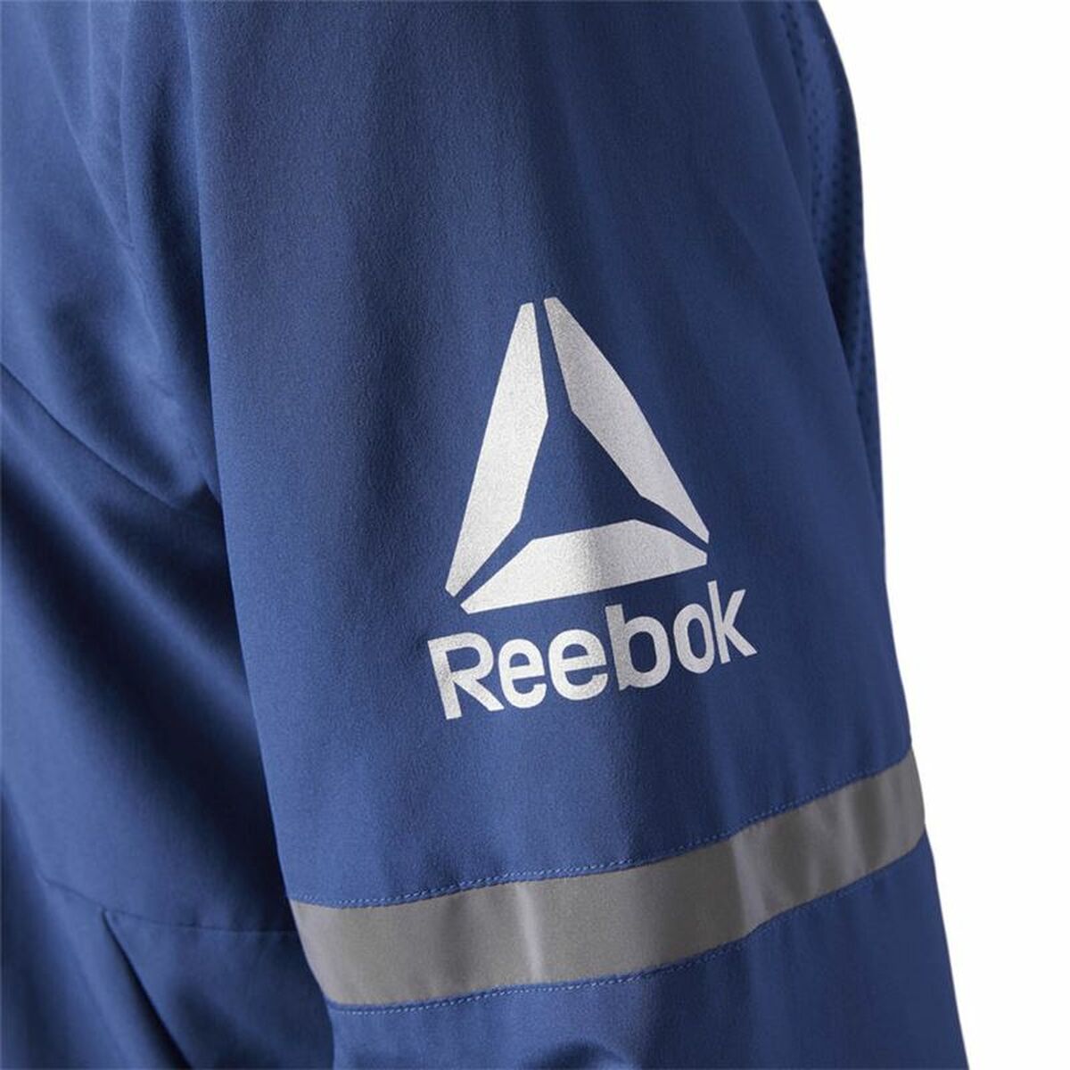 Träningsjacka Herr Reebok Run Woven Mörkblå - 6